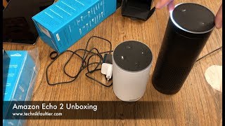 Amazon Echo 2 Unboxing [upl. by Raybourne683]