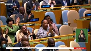 President Cyril Ramaphosa advocates for dialogue at the UNGA [upl. by Teragramyram]