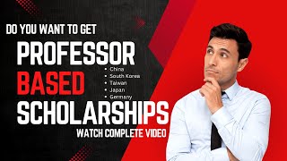 How to get Professor Based Scholarships  Complete Process  How to write email [upl. by Ilojna683]