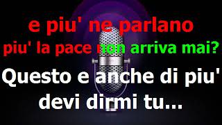 Pooh  Padre a ventanni cori  KARAOKE [upl. by Llennehc]