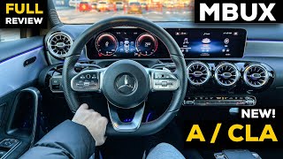 MERCEDES NEW MBUX Infotainment USEFUL TIPS Full InDepth Review A Class 2020 [upl. by Ydnes411]