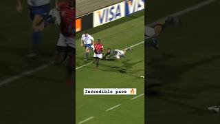 He outpaced Habana 😳 Rugby Shorts Shorts PacificNationsCup [upl. by Asiuol]