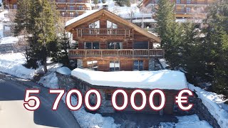 À lintérieur dun magnifique chalet de 5 700 000€ [upl. by Tadeo885]