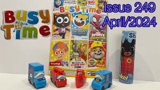 Busy time magazine issue 249 April2024 with vehicles playset 🚗🚙🚘🚖 [upl. by Bank]