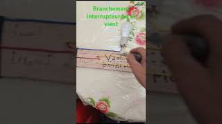 Branchement interrupteur va et vient [upl. by Ynogoham]