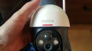 DEKCO DC9L Security Camera WiFi [upl. by Mcconaghy]