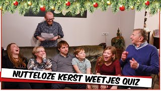 Nutteloze Kerst Weetjes Quiz  familie Meerschaert Challenge [upl. by Okomom]