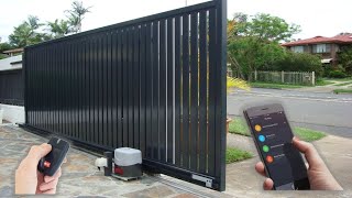 Automatic Sliding Gate Operation [upl. by Kcyrred]