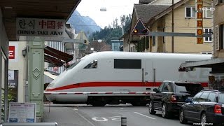 Bahnübergang Interlaken  Crossing  All In One [upl. by Aikim510]