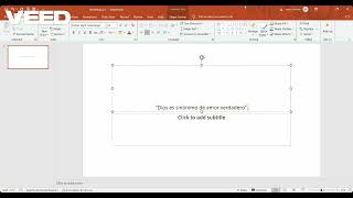 Como Alinear un Texto en Microsoft Power Point microsoftpowerpoint [upl. by Janel95]