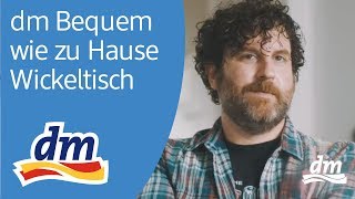 Wickeln wie zuhause – der Wickeltisch für‘s Baby mit gratis Windeln und Pflegeartikeln bei dm [upl. by Putnem]