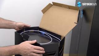 Stratasys F120 How To Prepare the Filament Box [upl. by Jarv714]