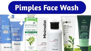 15 Best Face Wash For Pimples In India ll [upl. by Eisak]