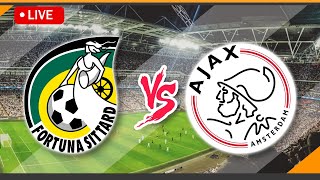 🔴 LIVE Streaming Fortuna Sittard VS AFC Ajax Live Match Score  Netherlands Eredivisie [upl. by Phylys176]