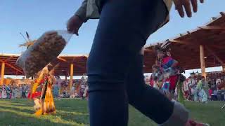 Grand Entry from Friday powwow at Crow Fair [upl. by Casilde]