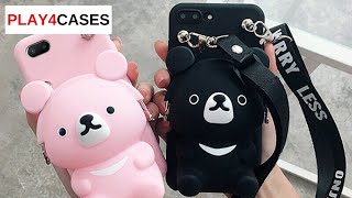 Cute Wallet Coin Purse Bag Case For iPhone 11 XS XR MAX 7 8 [upl. by Elias848]