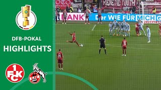 What a THRILLER  1 FC Kaiserslautern vs 1 FC Köln 32  Highlights  DFBPokal Second  Round 2 [upl. by Oberstone311]