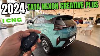 2024 Tata Nexon Creative  CNG Walkaround  Nexon i CNG Creative plus Exterior Interior [upl. by Shela]