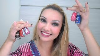 Esmaltes para o Outono  MEU TOP 5 [upl. by Enirrok]