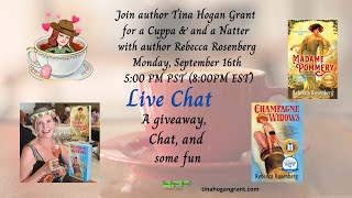 A Cuppa amp A Natter Live Chat With Author Rebecca Rosenberg [upl. by Idoc]