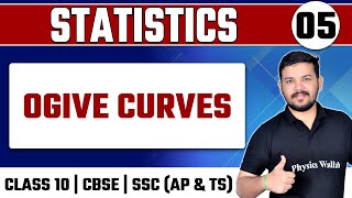 STATISTICS 05  Ogive Curves  Maths  Class 10th  CBSE  SSC AP amp TS [upl. by Olmstead665]