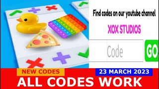 ALL CODES WORK Pop It Trading ROBLOX  March 23 2023 [upl. by Gnak]