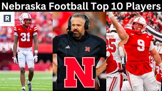 Nebraska Football Top 10 Players  Nebraska Cornhuskers Football [upl. by Nagirrek]