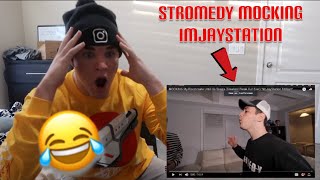 reacting TO STROMEDY MOCKING IMJAYSTATION  HILARIOUS [upl. by Linus]