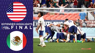 USA vs Mexico Extended Highlights  Concacaf Nations League Final  CBS Sports Golazo [upl. by Myrlene]