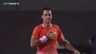 Laslo Djere beats AugerAliassime to win first ATP title  Rio 2019 Final Highlights [upl. by Eenattirb]