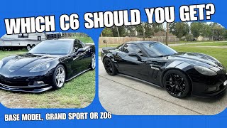 Which Corvette C6 Should You Buy Base vs Grand Sport vs Z06 Comparison [upl. by Yztim]