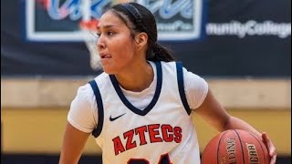 Melicia Nelson 24 Pima CC Lady Aztecs 6 Points 11 Rebounds 8 Assists vs Phoenix College [upl. by Yanrahs]