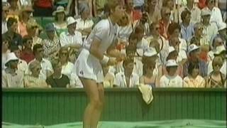 1984 Wimbledon SF Chris Evert Hana Mandlikova 24 [upl. by Adas864]