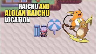 How to catch Raichu amp Alolan Raichu  Pokemon Unbound 2111 [upl. by Durand]