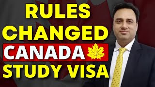 New Rules for Canada Study Visa 2024  Major Changes to Visa and Work Permits [upl. by Warford]