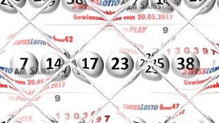 Lottozahlen Swiss Lotto Samstag 20052017 Jackpot ist weg [upl. by Atinihs]