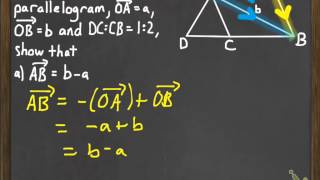 Geometric Proofs Using Vectors [upl. by Ennayllek]