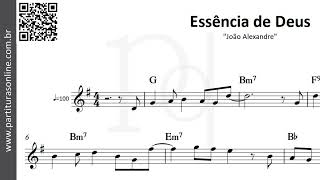 Essência de Deus ♪ João Alexandre  Partitura [upl. by Idola779]