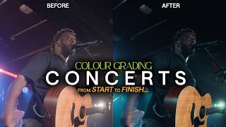 How To Colour Grade Concerts  From Start To Finish [upl. by Nguyen]