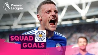 Impressive Leicester City Goals  Vardy Mahrez Tielemans  Squad Goals [upl. by Lizzie]