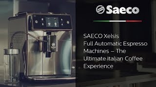 Saeco Xelsis  Full Automatic Espresso Machines  The Ultimate Italian Coffee Experience [upl. by Nnairet280]