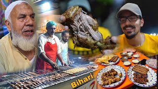 LAHORI STREET FOOD IN PAKISTAN  Mutton Joint King amp Karachi Style BBQ [upl. by Ardnikal345]