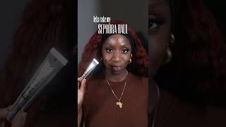 LETS RATE MY SEPHORA SALE HAUL darkskinmakeup [upl. by Oniratac]