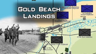 Gold Beach Landings  DDay Normandy June 6 1944 [upl. by Bouton]