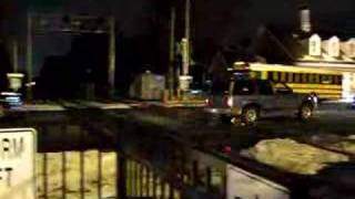 Level crossing in Radburn New Jersey USA [upl. by Cattier]