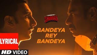 Bandeya Rey Bandeya Lyrical  SIMMBA  Ranveer Singh Sara Ali Khan  Arijit Singh  Asees Kaur [upl. by Estelle]