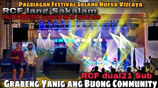 RCF Subdual21 amp Line Array Grabe ang Set up sa Pagbiagan Festival Solano Nueva Vizcaya [upl. by Anitsirhcairam758]