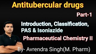 Antitubercular Drugs Part1 Introduction and Classification PAS Isoniazide by Avrendra Singh [upl. by Vitus]