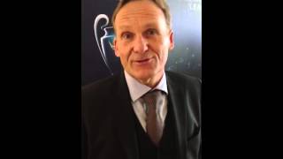 HansJoachim Watzke zum Champions LeagueGegner Schachtar Donezk [upl. by Niahs]