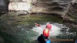 Ardèche  Canyoning La Borne Part 1 Vallée du Chassezac [upl. by Aleck]